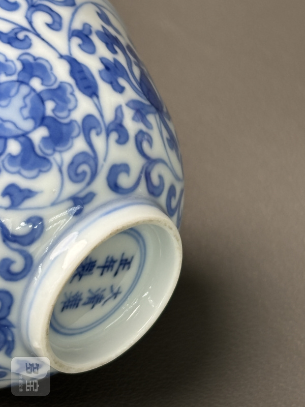 清雍正 青花缠枝宝相花纹杯一对 - 图17